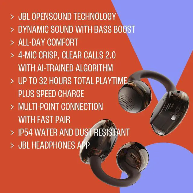 Alt view image 19 of 20 - JBL SOUNDGEAR-CLIPS-COPPER True Wireless Open-Ear Headphones (2026)