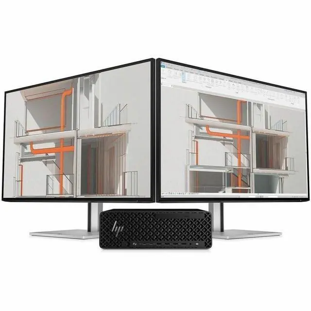 Alt view image 4 of 7 - HP Z2 G1i Workstation Intel Core Ultra 5 245K 32 GB 1 TB SSD Small Form Factor Black Intel W880 Chip Windows 11 Pro NVIDIA 16 GB Graphics English Keyboard Ethernet BN5L3UTABA