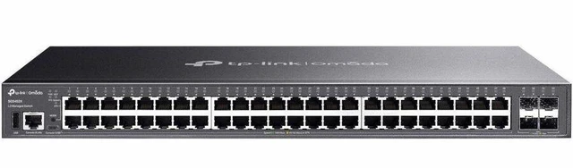 Alt view image 7 of 8 - Omada 48-Port Gigabit Stackable Lite L3 Managed PoE++ Switch with 4 10G Slots Model SG5452XMPP