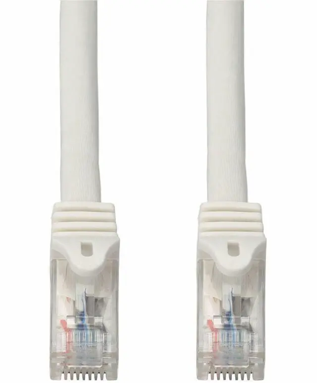 Main image of AddOn 15ft White CAT6 PVC Ethernet Cable Snagless Easy Boot RJ-45 M/M CAT 6