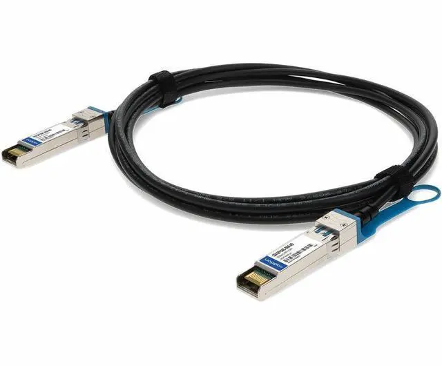 Main image of AddOn Juniper Networks QFX-SFP-DAC-2MA Compatible TAA Compliant 10GBase-CU SFP+ to SFP+ Direct Attach Cable Active Twinax 2m QFXSFPDAC2MAAO