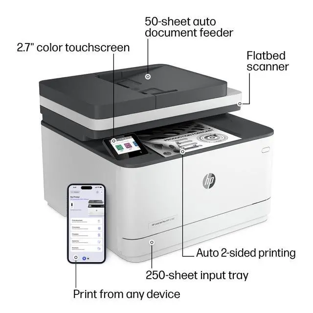 Alt view image 4 of 7 - HP LASERJET PRO MFP M334SDW DERIVATIVE HP LJ PRO MFP 3105SDW PRINTER:US/CA, 3G646A
