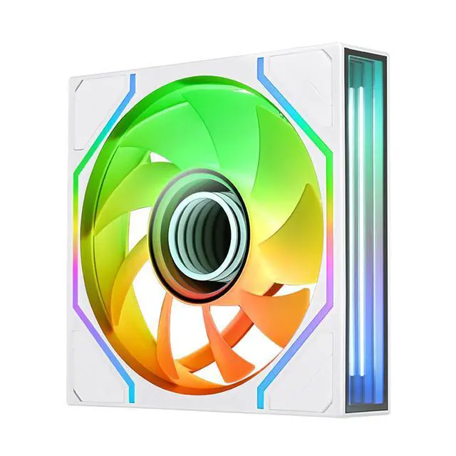 Alt view image 8 of 12 - Thermaltake SWAFAN 120 EX Infinity ARGB White Infinity Mirror Hub and Frame PC Cooling Fan CL-F265-PL12SW-A