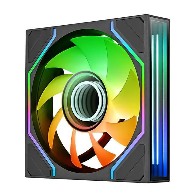 Alt view image 8 of 12 - Thermaltake Black SWAFAN 120 EX Infinity ARGB Infinity Mirror Hub and Frame PC Cooling Fan Single Pack CL-F264-PL12SW-A
