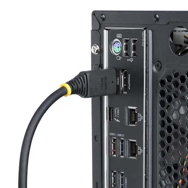Alt view image 2 of 7 - StarTech 5m (16ft) High Speed HDMI Cable with Gripping Connectors, 4K 60Hz/1440p 144Hz, 18Gbps, UHD HDMI Cord, TPE Jacket