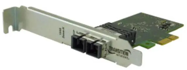 Main image of TRANSITION NETWORKS 1000BASE-X NIC PCIE LC MM 3.3V STD/LP - FEDERAL CUST ONLY