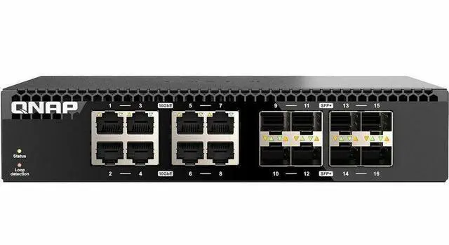 Main image of QNAP QSW-3216R-8S8T Ethernet Switch QSW3216R8S8TUS