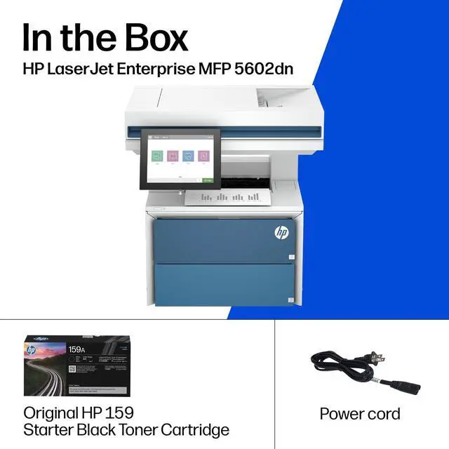 Alt view image 5 of 7 - HP LaserJet Enterprise 5602dn Wired Multifunction Printer Monochrome 675S3A