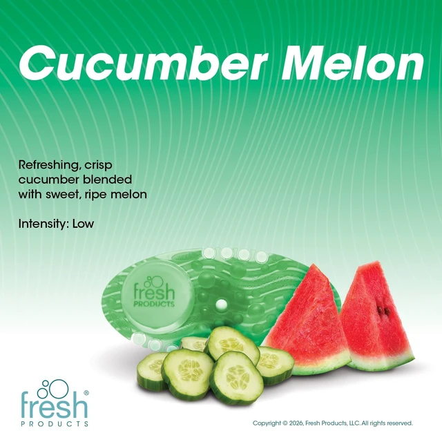 Alt view image 6 of 7 - Curve Air Freshener, Cucumber Melon, 2 Oz, 10/box