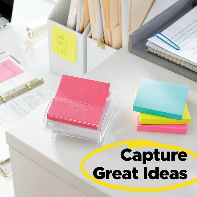 Alt view image 7 of 7 - 3M Post-it Pop-up Notes, 3" x 3", Canary Collection, 90 Sheet/Pad, 18 Pads/Pack