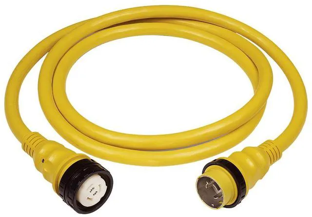 Main image of Marinco 50 AMP 125V Shore Power Cable - 75' - Yellow