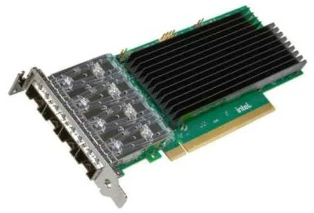 Alt view image 2 of 2 - Intel 25/10/1Gigabit Ethernet Adapter - PCI Express 4.0 - 25 Gbit/s Data Transfer Rate - Optical Fiber - Low Profile and Full Height Bracket Height - 25GBase-CR, 25GBase-CR1, 25GBase-SR, 25GBase-LR -