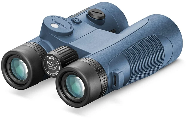 Alt view image 2 of 2 - Hawke Optics Endurance ED Marine Binoculars 7x50 - Blue w/Compass