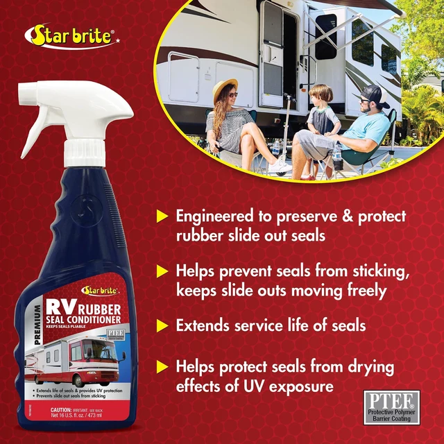 Alt view image 9 of 10 - Star brite 76116 Premium RV Rubber Seal Conditioner - 16 oz