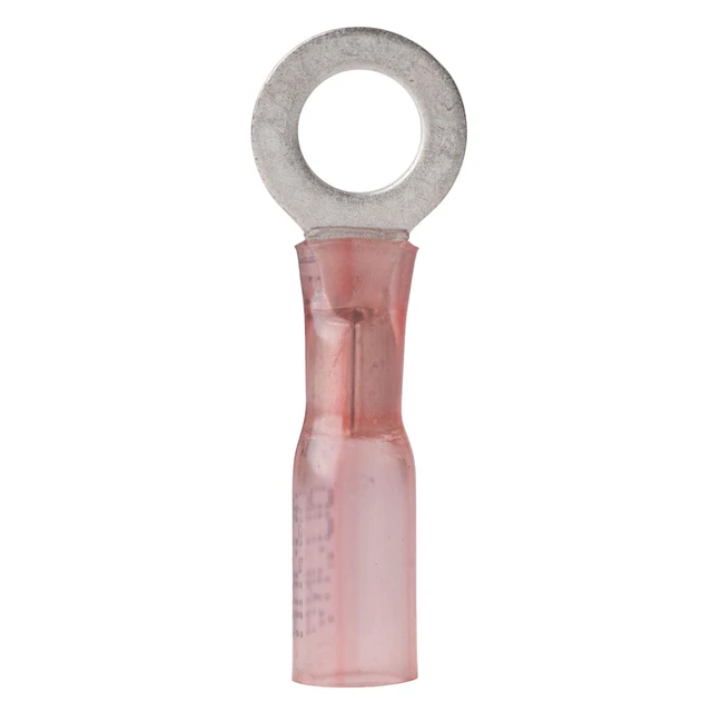 Alt view image 5 of 6 - ANCOR 22-18 3/8 RING TERMINAL HEAT SHRINK RED 25 PACK