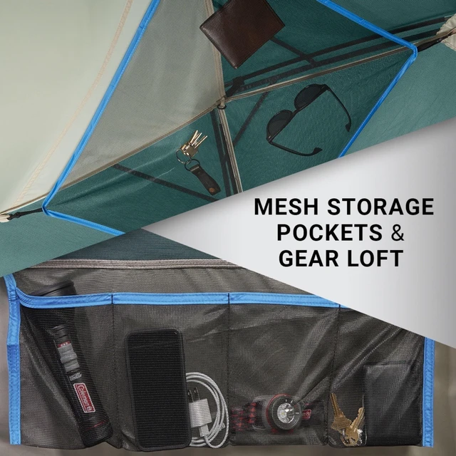 Alt view image 7 of 7 - Coleman 4-Person Skydome Camping Tent - Evergreen