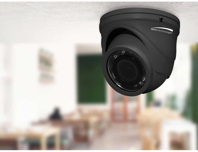 Alt view image 2 of 5 - Speco 4MP HD-TVI Mini IR Turret w/2.9mm Lens - Grey