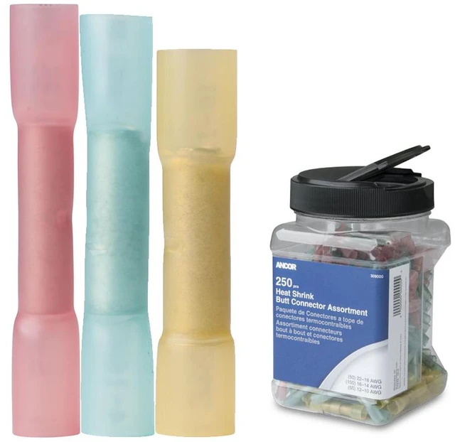 Alt view image 9 of 11 - ANCOR HEAT SHRINK BUTT CONNECTOR MULTI PACK 250 PK