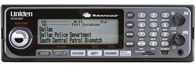 Alt view image 9 of 15 - Uniden BCD536HP Digital Mobile Scanner w/ WiFi & Backlit Keypad