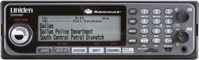 Alt view image 13 of 15 - Uniden BCD536HP Digital Mobile Scanner w/ WiFi & Backlit Keypad