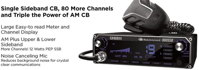 Alt view image 20 of 20 - UNIDEN BEARCAT980 CB RADIO SSB USB LSB NOISE CANCEL