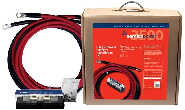 Alt view image 5 of 5 - Samlex America Samlex Solar DC-3500-KIT Inverter Installation Kit