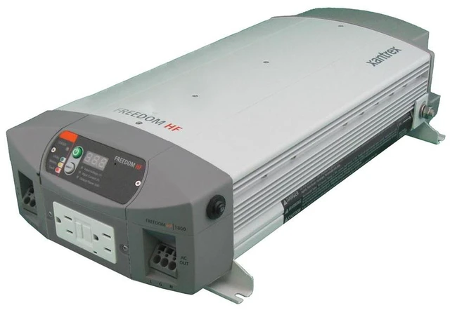 Alt view image 8 of 8 - XANTREX FREEDOM HF 1000 1000W INVERTER W/20A CHARGER 806-1020