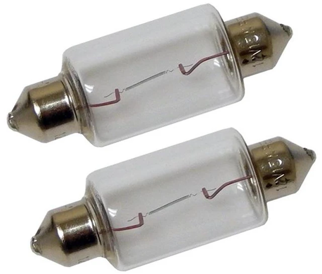Main image of Perko Double Ended Festoon Bulbs - 12V, 15W, .97A - Pair