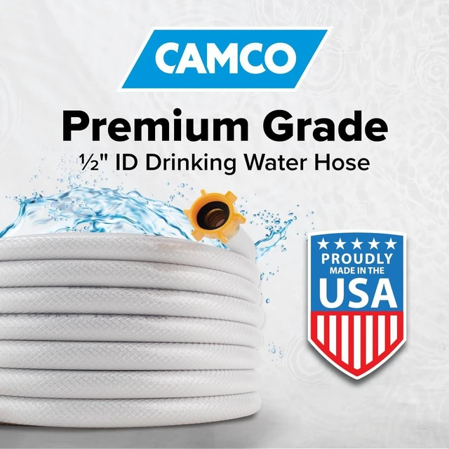 Alt view image 10 of 15 - CAMCO 22753 Camco 22753 Tastepure Freshwater Hose - 1/2" X 50