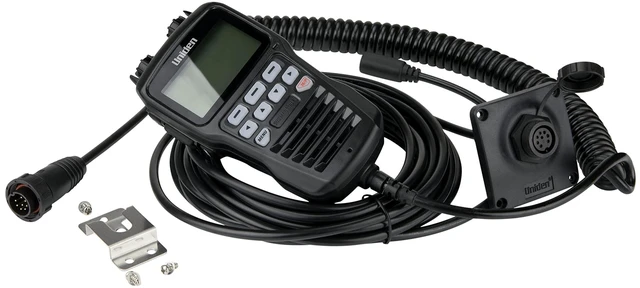Alt view image 10 of 10 - Uniden Remote Mic f/UM725 VHF Radios - Black