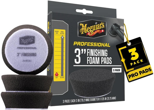 Main image of Meguiar's Professional 3" Finishing Foam Pads *3-Pack