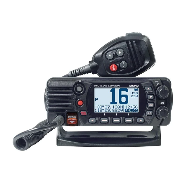Alt view image 2 of 2 - Standard Horizon GX1410GB Eclipse Series 25W Fixed Mount VHF/GPS - Black