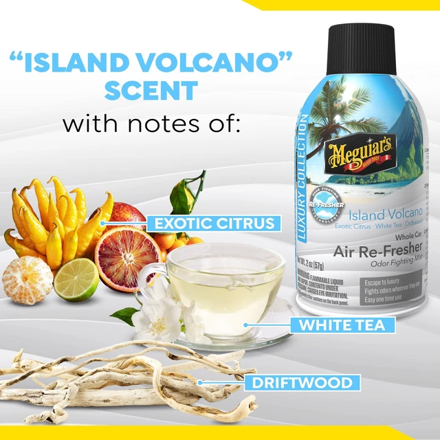 Alt view image 4 of 7 - Meguiar's Island Volcano Whole Car Air Re-Fresher Aerosol - 2oz