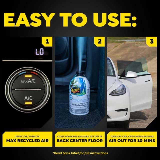 Alt view image 6 of 7 - Meguiar's Island Volcano Whole Car Air Re-Fresher Aerosol - 2oz