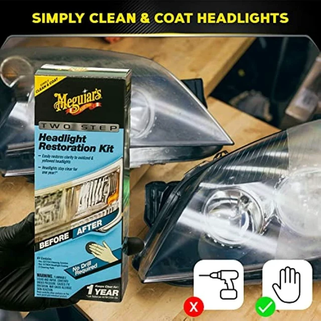 Alt view image 12 of 13 - Meguiar's G2970 Two Step Headlight Restoration Kit