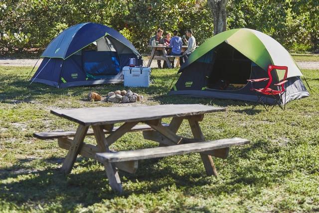 Alt view image 5 of 5 - Coleman Sundome 4-Person Camping Tent - Navy