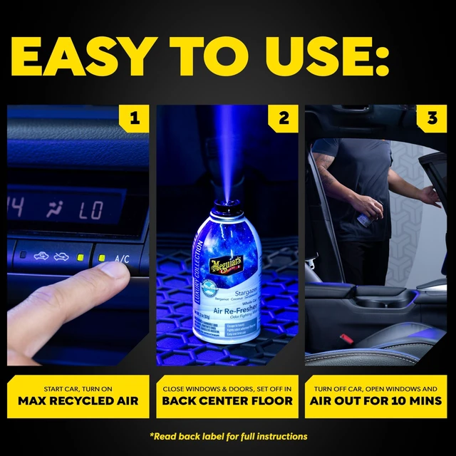 Alt view image 7 of 7 - Meguiar's Stargazer Whole Car Air Re-Fresher Aerosol - 2oz