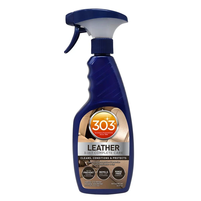 Alt view image 6 of 12 - 303 Automotive Leather 3-In-1 Complete Care - 16oz