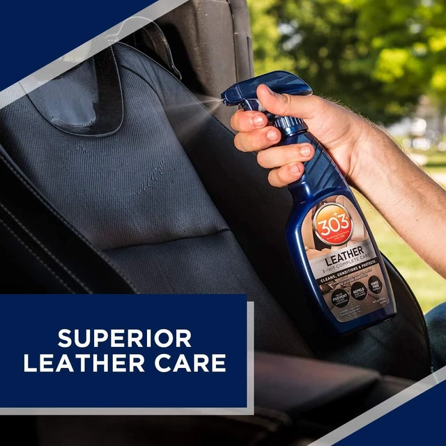 Alt view image 7 of 12 - 303 Automotive Leather 3-In-1 Complete Care - 16oz