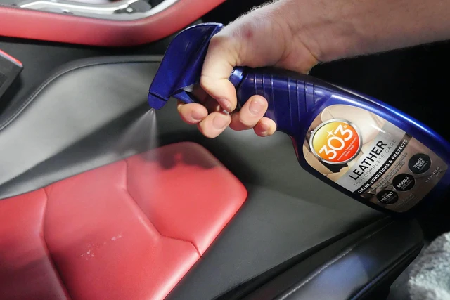 Alt view image 12 of 12 - 303 Automotive Leather 3-In-1 Complete Care - 16oz