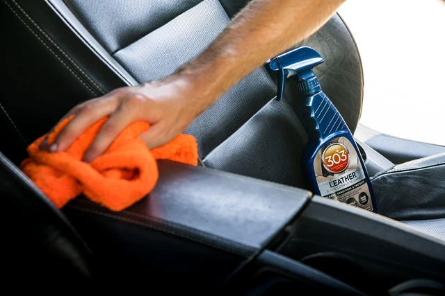 Alt view image 10 of 12 - 303 Automotive Leather 3-In-1 Complete Care - 16oz