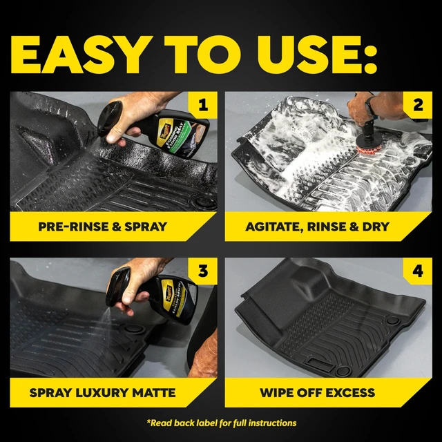 Alt view image 6 of 7 - Meguiar's Quik Solutions All-Weather Floor Mat Kit