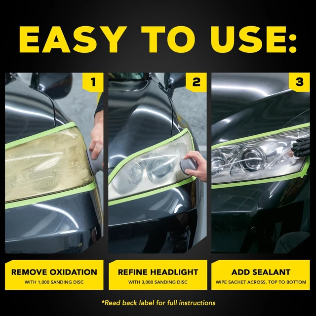 Alt view image 6 of 7 - Meguiar's Ultimate Headlight Restoration Kit