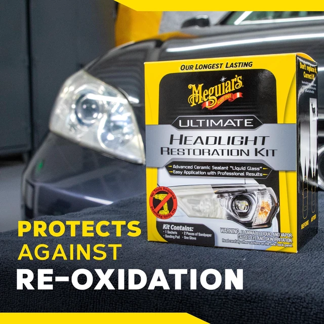 Alt view image 7 of 7 - Meguiar's Ultimate Headlight Restoration Kit