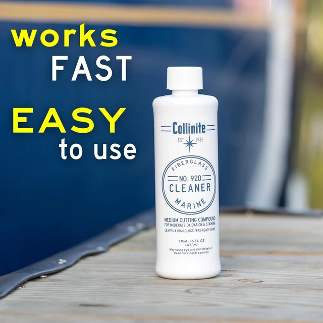 Alt view image 4 of 8 - Collinite Fiberglass Boat Cleaner #920, 16 oz.