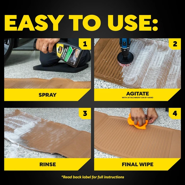 Alt view image 6 of 7 - Meguiar's Foaming Floor Mat + Carpet Cleaner - 16oz