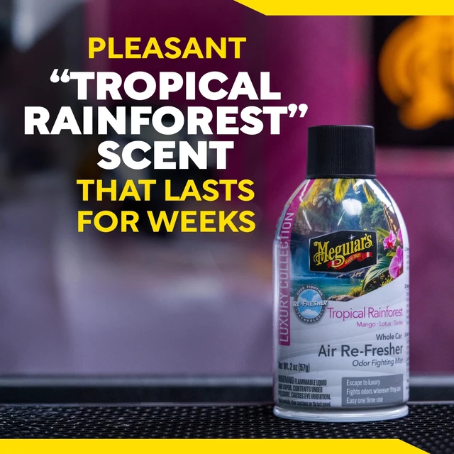 Alt view image 7 of 7 - Meguiar's Tropical Rainforest Whole Car Air Re-Fresher Aerosol - 2oz
