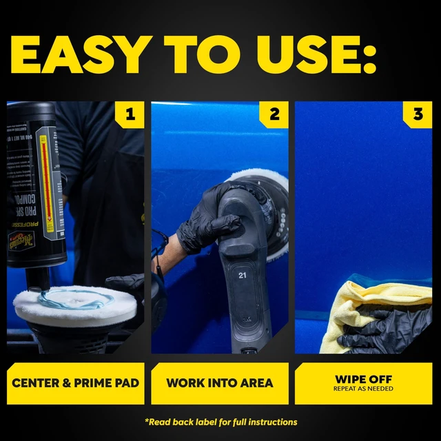 Alt view image 6 of 7 - Meguiar's Professional 6" Ultra Universal Microfiber Pads *2-Pack