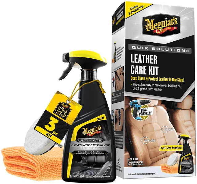 Main image of Meguiar's Quik Solutions Leather Care Kit