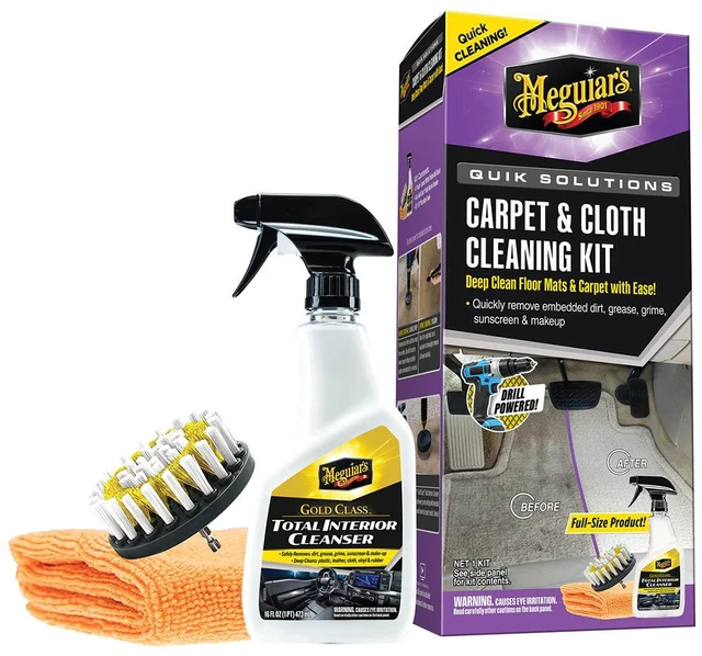 Main image of Meguiar's Quik Solutions Carpet & Cloth Cleaning Kit